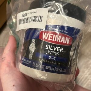Weiman Silver Wipes - Blue, White, Black